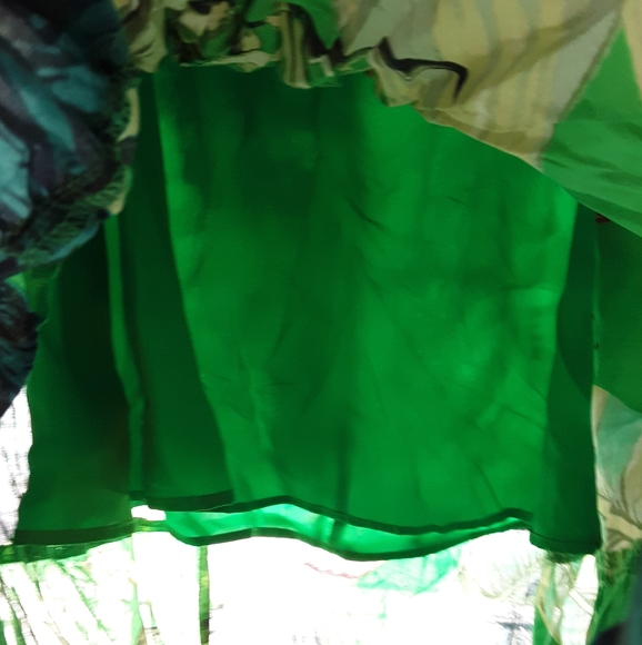 ATF Green Floral Maxi Skirt. Size 10P. - Picture 3 of 6